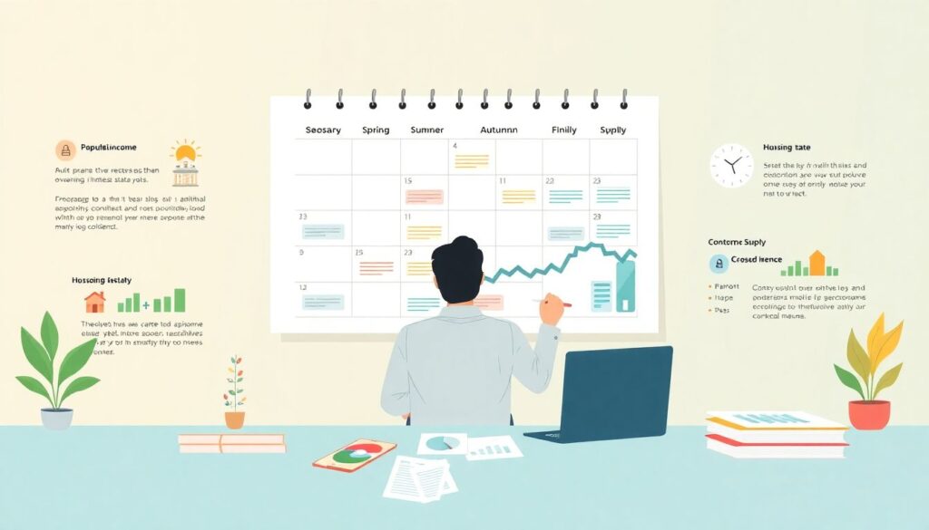 Сезонные колебания цен за квадратный метр и их причины - иллюстрация