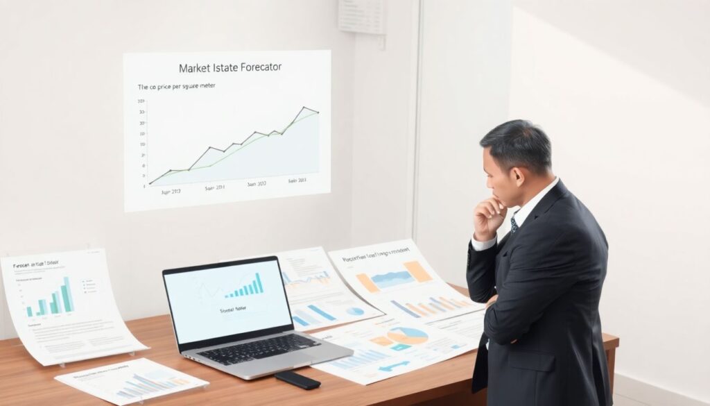 Отчет по динамике цен на квадратный метр за год - иллюстрация