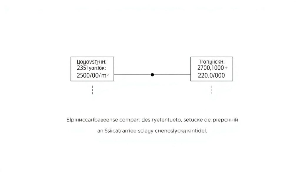 Сравнение цен на квадратный метр между новостройками и вторичным рынком - иллюстрация