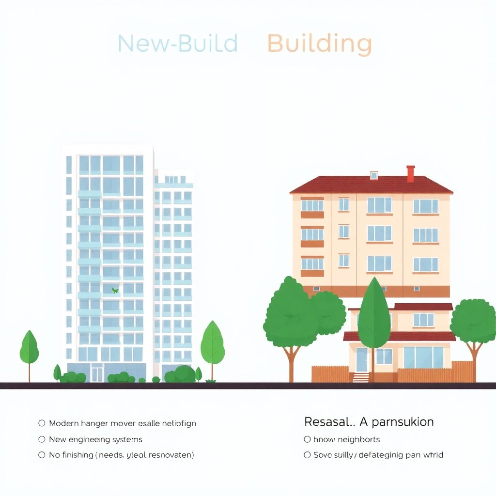 Сравнение цен за квадратный метр новостроек и вторичного жилья