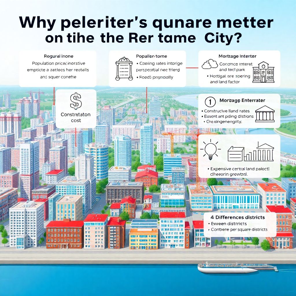 Экономические факторы, влияющие на цену за кв.м жилья в городе