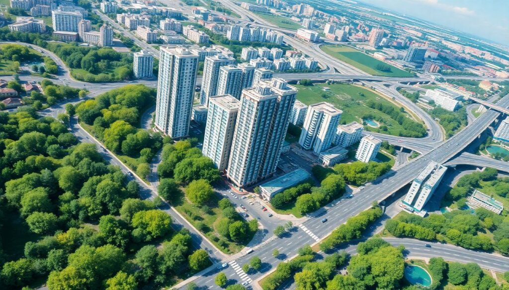 Группы районов по динамике цен: юг, север, центр и пригороды - иллюстрация