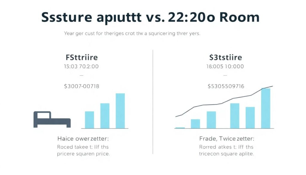 Цены за кв.м и тип жилья: квартиры-студии против 2-комнатных - иллюстрация