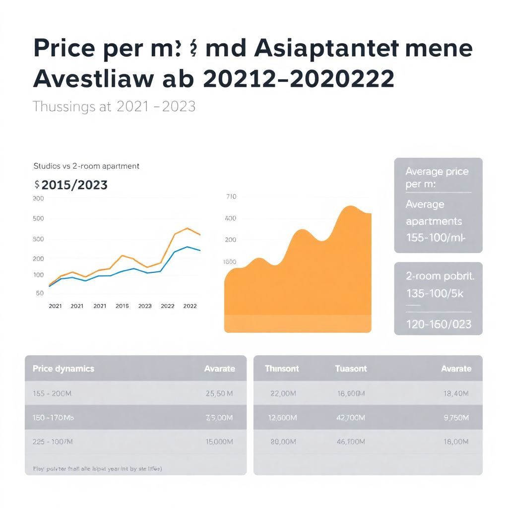 Цены за кв.м: как тип жилья влияет на выбор квартиры-студии и 2-комнатной